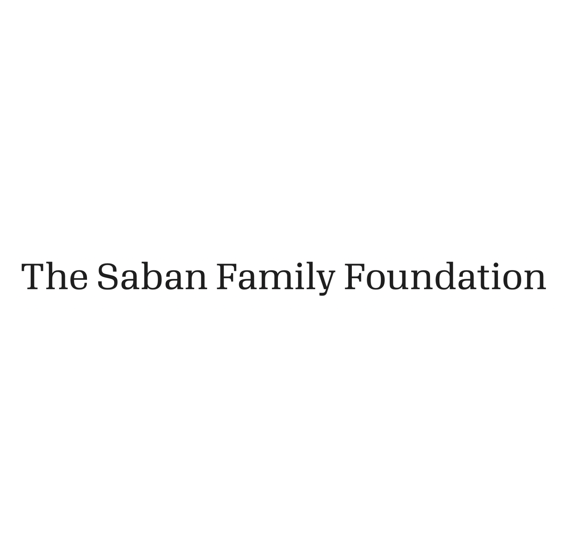 IAPW Partner | The Saban Family Foundation