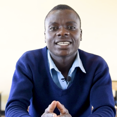 Mbongozi Student Steven Chifaka